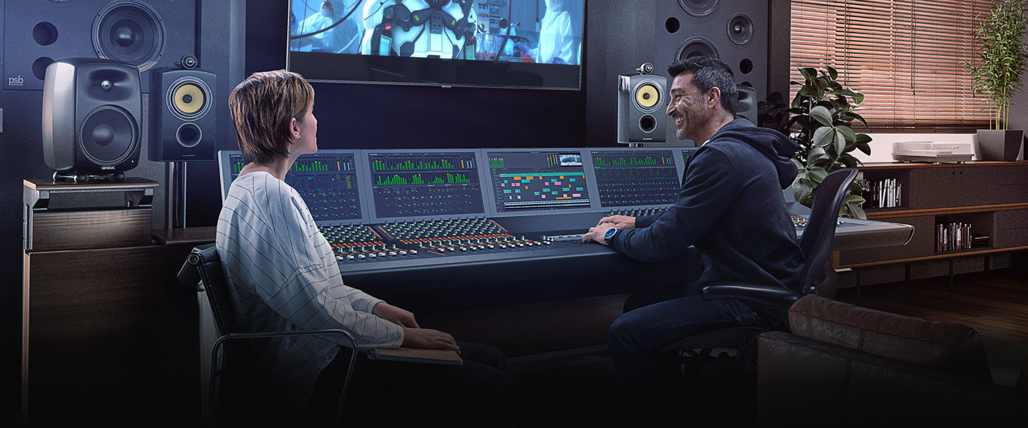 Fairlight professional audio console studio