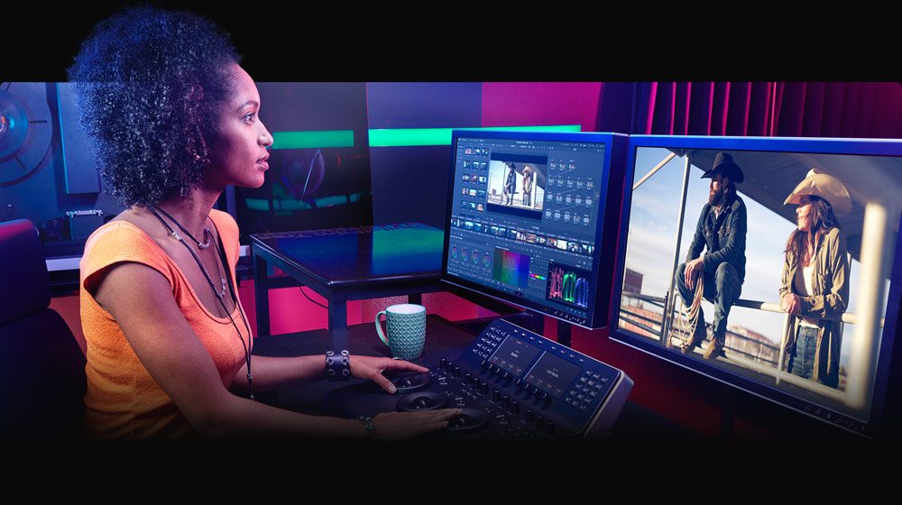 Colorist grading on the Color page