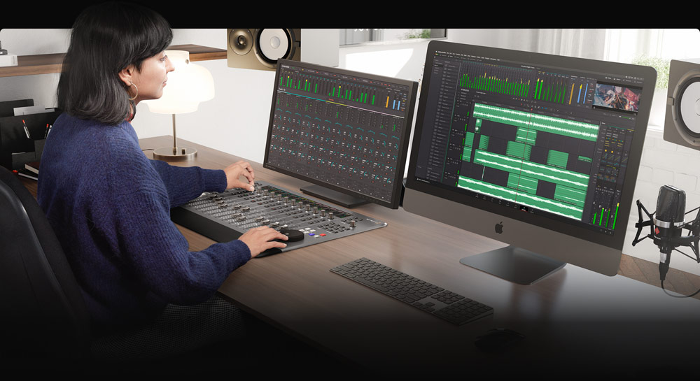 Mixer working with Fairlight Desktop Console