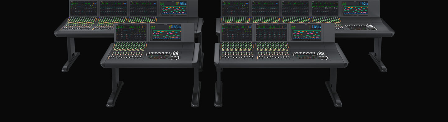 Fairlight desktop and studio console lineup